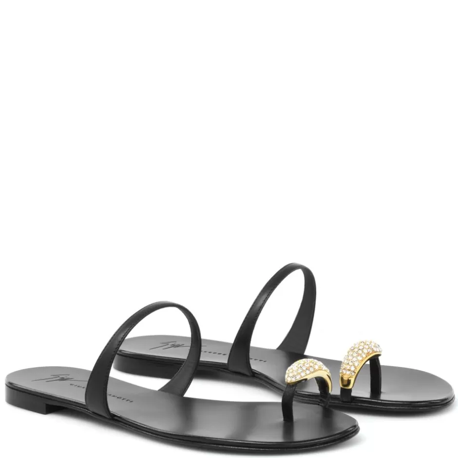 Giuseppe Zanotti Flats*Ring Black