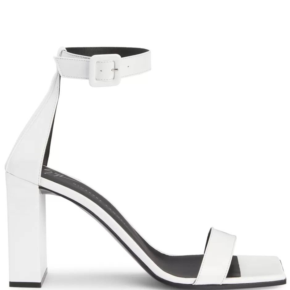 Giuseppe Zanotti Sandals*Shangay Buckle White