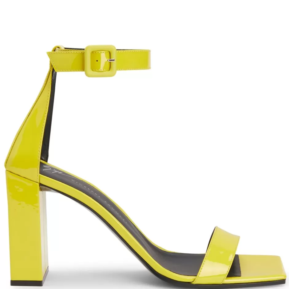 Giuseppe Zanotti Sandals*Shangay Buckle Yellow