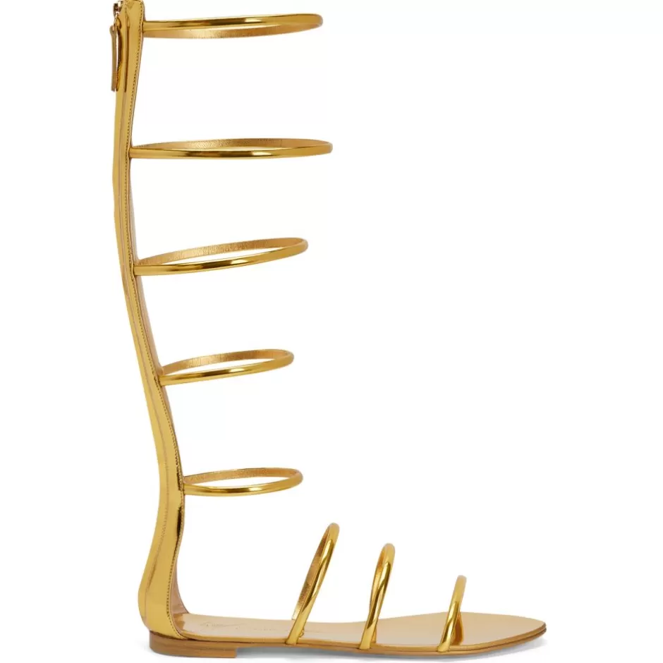 Giuseppe Zanotti Sandals*Super Intriigo Gold