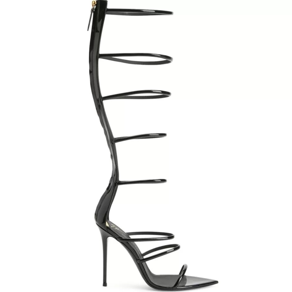 Giuseppe Zanotti Sandals*Super Intriigo Black