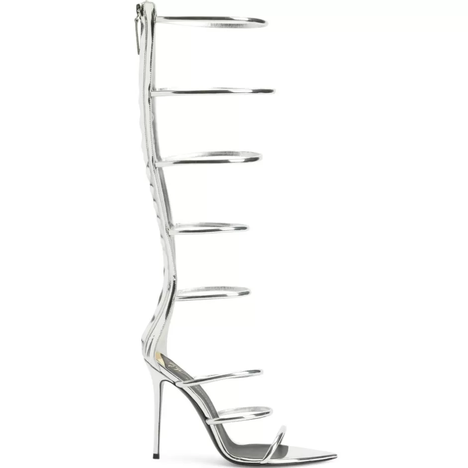 Giuseppe Zanotti Sandals*Super Intriigo Silver