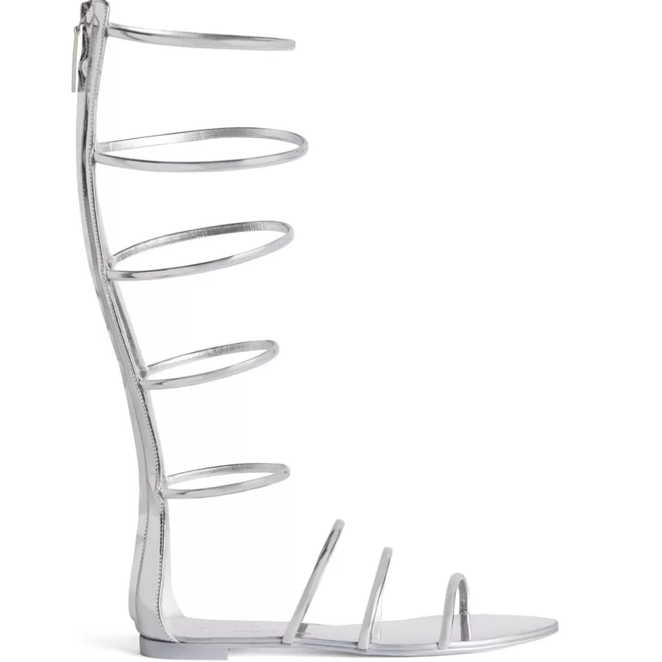 Giuseppe Zanotti Sandals*Super Intriigo Silver