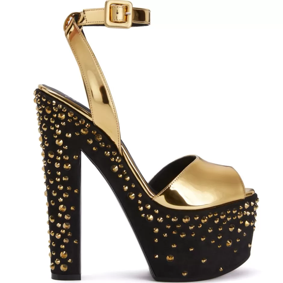 Giuseppe Zanotti Sandals*Tarifa Jewel Gold