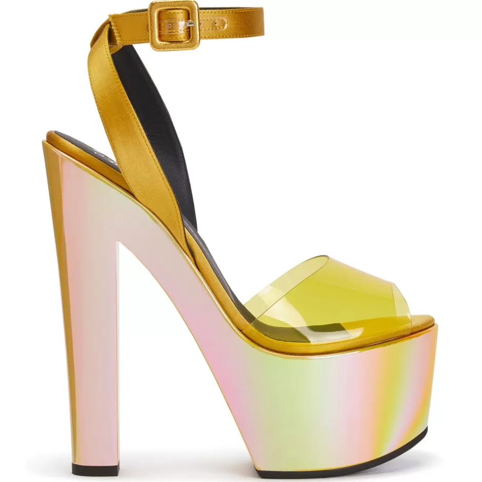 Giuseppe Zanotti Sandals*Tarifa Plexi Yellow